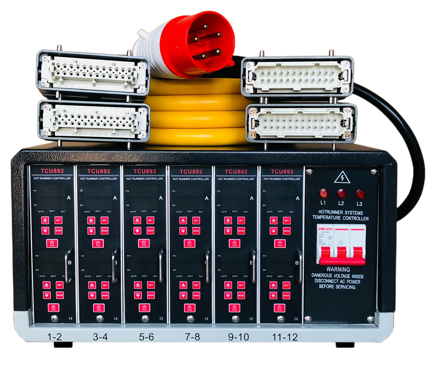 Twelve Zones Hot Runner Temperature Controller  For Injection Molding