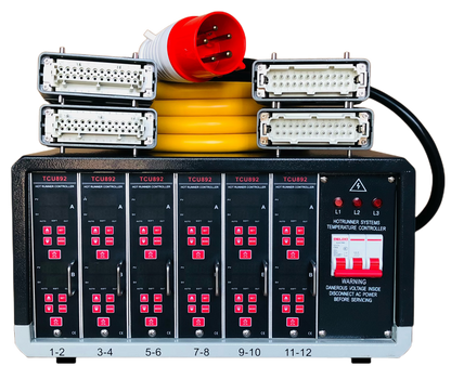 Twelve Zones Hot Runner Temperature Controller  For Injection Molding